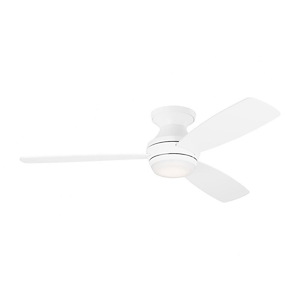 Monte Carlo Fans-Ikon-3 Blade Ceiling Fan with Light Kit In Modern Style-10.8 Inch Tall and 52 Inch Wide - 1214104