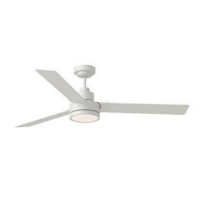 Monte Carlo Fans-Jovie-3 Blade Ceiling Fan with Light Kit In Modern Style-14.7 Inch Tall and 58 Inch Wide - 1214366