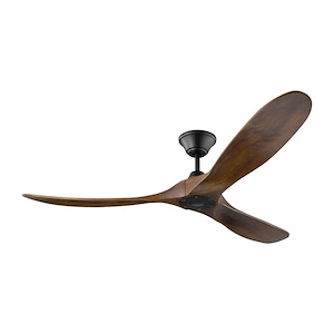 Maverick-3 Blade Ceiling Fan with Handheld Control in Contemporary Style-60 Inch Wide by 11.7 Inch High - 692729