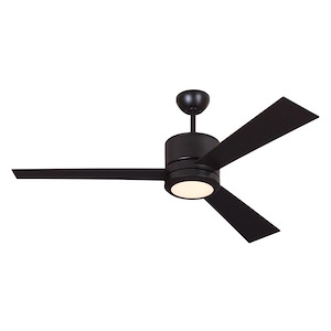 Monte Carlo Fans-Vision-52 Inch 3 Blade Ceiling Fan with Light Kit