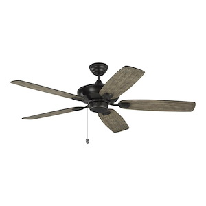 Monte Carlo Fans-Colony Max-5 Blade Ceiling Fan with Pull Chain Control in  Style-52 Inch Wide by 12.81 Inch High - 495321