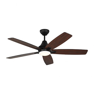Monte Carlo Fans-Lowden-5 Blade Ceiling Fan With Light Kit and Remote Control In Casual_Cottage Style-16 Inch Tall and 52 Inch Wide - 1214111
