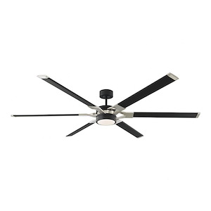 Monte Carlo Fans-Loft-72 Inch 6 Blade Ceiling Fan with Light Kit - 1041348
