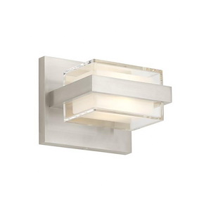 Kamden - 277V 11.8W 1 LED Bath Vanity In Contemporary Style-4.3 Inches Tall and 4.7 Inches Wide