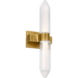Langston-7.2W 1 277V LED Medium Bath Vanity-7.4 Inch Tall and 6.5 Inch Wide - 1262128