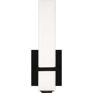 Milan 13-277V 10W 1 LED Bath Vanity In Modern Style 12.2 Inch Tall and 3.1 Inch Wide - 1084216