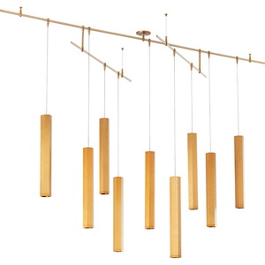 Blok-72W 9 LED Large Chandelier-8.8 Inch Tall - 1258876