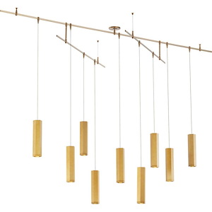 Blok-72W 9 LED Small Chandelier-8.8 Inch Tall - 1259295