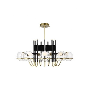 Tech Lighting-Crosby-385.2W 9 277V LED Large Chandelier-17.1 Inch Tall and 37.7 Inch Wide - 1262002