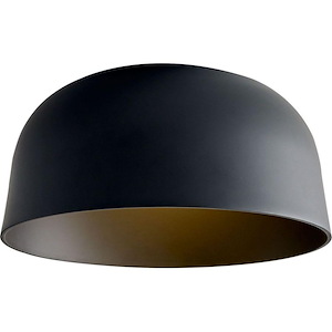 Foundry 15-13W 1 LED Flush Mount In Modern Style 7.1 Inch Tall and 14.4 Inch Wide - 1084195