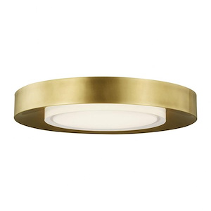 Tech Lighting-Hilo 16-15W 1 LED Flush Mount In Modern Style 2.2 Inch Tall and 16.6 Inch Wide