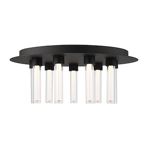Tech Lighting-Kola 22-277V 344.7W 9 LED Flush Mount In Modern Style 8.8 Inch Tall and 22 Inch Wide