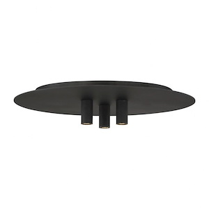 Tech Lighting-Ponte 16-277V 11.3W 1 LED Flush Mount In Modern Style 2.9 Inch Tall and 16 Inch Wide - 1084236