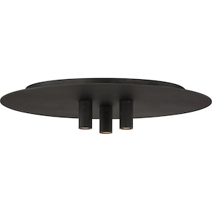 Ponte 16-277V 11.3W 1 LED Flush Mount In Modern Style 2.9 Inch Tall and 16 Inch Wide - 1084236