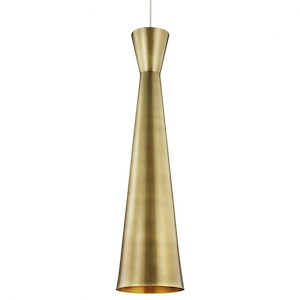 Tech Lighting-Windsor-6.5W 1 LED Pendant In Mid-Century Modern Style-18 Inch Tall and 4.5 Inch Wide