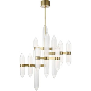 Langston-1036.8W 12 277V LED Medium Chandelier-40.5 Inch Tall and 21.5 Inch Wide - 1258185