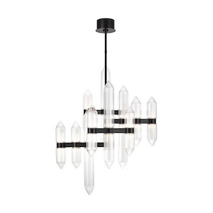 Tech Lighting-Langston-1036.8W 12 277V LED Medium Chandelier-40.5 Inch Tall and 21.5 Inch Wide - 1258185