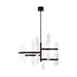 Tech Lighting-Langston-1036.8W 12 277V LED Large Chandelier-36.6 Inch Tall and 34.2 Inch Wide - 1257632