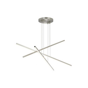 Tech Lighting-Essence Trio-216W 3 LED Linear Chandelier In Modern Style-18 Inch Tall and 17.8 Inch Wide