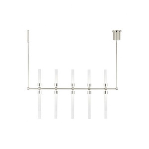 Tech Lighting-Linger 48-460W 10 277V LED Linear Suspension In Contemporary Style-26.9 Inch Tall and 2.3 Inch Wide