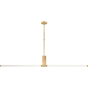 Phobos-15W 1 277V LED Large Linear Suspension-8.1 Inch Tall and 2.5 Inch Wide - 1258802