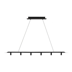 Tech Lighting-Ponte 50-277V 22.7W 1 LED Linear Suspension In Modern Style 2.7 Inch Tall and 5 Inch Wide