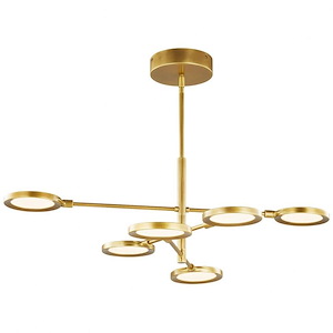 Tech Lighting-Spectica 8-448W 8 LED Chandelier In Modern Style-7.1 Inch Tall and 5.3 Inch Wide