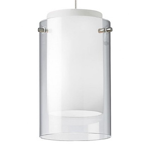 Tech Lighting-Mini Echo-1 Light MonoRail Pendant In Industrial Style-7 Inch Tall and 4 Inch Wide - 1258867
