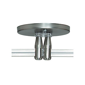 Tech Lighting-Accessory-4 Inch Round Monorail Dual Power Feed Canopy - 68892
