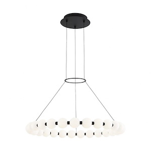 Tech Lighting-Orbet 30-35.8W 1 LED Chandelier In Modern Style 2.8 Inch Tall and 30 Inch Wide