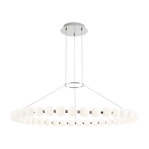 Tech Lighting-Orbet 42-49.6W 1 LED Chandelier In Modern Style 2.8 Inch Tall and 42.4 Inch Wide