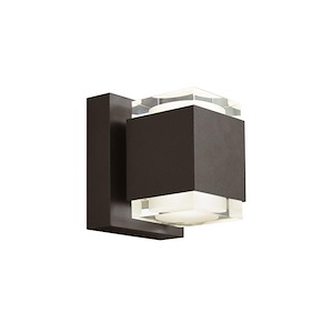 Tech Lighting-Voto 6-6.4 Inch 19.9W 2700K 1 LED Symmetric Outdoor Wall Mount with In-Line Fuse
