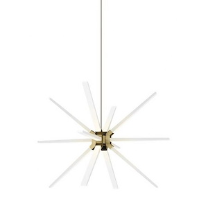 Tech Lighting-Photon 34-23.5W 1 LED Chandelier In Modern Style-23.5 Inch Tall and 34 Inch Wide