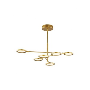 Tech Lighting-Spectica 6-279.6W 6 277V LED Chandelier In Contemporary Style-10.4 Inch Tall and 26.5 Inch Wide