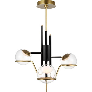 Crosby-39.9W 3 277V LED Medium Line-Voltage Pendant-23.7 Inch Tall and 26.4 Inch Wide - 1257696
