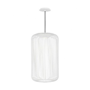 Tech Lighting-Kai 1-12.5W 1 LED Line-Voltage Pendant In Modern Style-20.5 Inch Tall and 12 Inch Wide