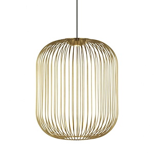 Tech Lighting-Kai 2-12.5W 1 LED Line-Voltage Pendant In Modern Style 26.4 Inch Tall and 22.5 Inch Wide