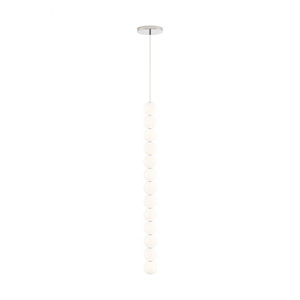 Tech Lighting-Orbet-18.9W 1 LED Line-Voltage Pendant In Modern Style 34.9 Inch Tall and 2.8 Inch Wide - 1084226