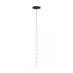 Tech Lighting-Orbet-13.7W 1 LED Line-Voltage Pendant In Modern Style 24.2 Inch Tall and 2.8 Inch Wide