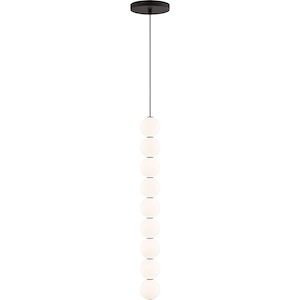 Orbet-13.7W 1 LED Line-Voltage Pendant In Modern Style 24.2 Inch Tall and 2.8 Inch Wide - 1084225