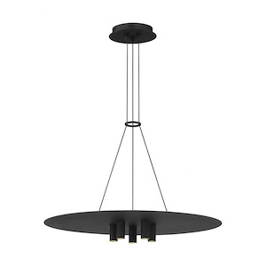 Tech Lighting-Ponte 22-277V 16.1W 1 LED Line-Voltage Pendant In Modern Style 2.5 Inch Tall and 22 Inch Wide