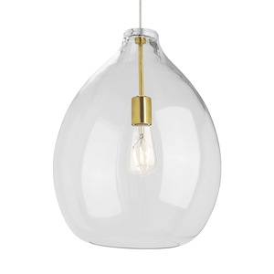 Tech Lighting-Quinton-3.5W 1 LED Line-Voltage Pendant In Modern Style 20.3 Inch Tall and 16 Inch Wide