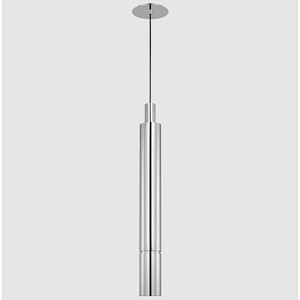 Sottile - 10.9W 1 LED Extra Large Pendant In Contemporary Style-27 Inches Tall and 3 Inches Wide