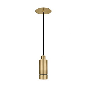 Tech Lighting-Sottile-10.8W 1 277V LED Small Line-Voltage Pendant-9 Inch Tall and 3 Inch Wide