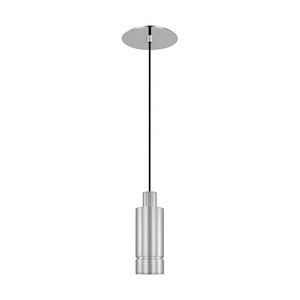 Sottile - 10.9W 1 LED Small Pendant In Contemporary Style-9 Inches Tall and 3 Inches Wide