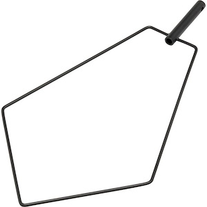 Trellis-Pentagon Pendant Accessory-9.8 Inch Tall and 0.3 Inch Wide - 1262117