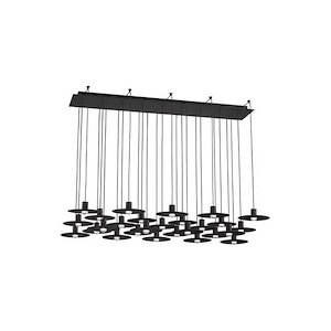 Tech Lighting-Eaves-116.1W 27 LED Chandelier-3.1 Inch Tall and 18.3 Inch Wide