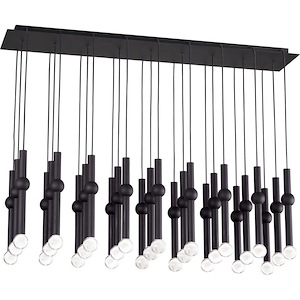 Guyed-124.2W 27 277V LED Chandelier-14.1 Inch Tall and 12.3 Inch Wide - 1260771