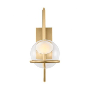 Crosby - 7.7W 1 LED Medium Wall Sconce In Contemporary Style-18 Inches Tall and 13.1 Inches Wide