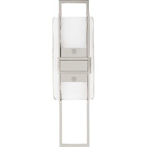 Duelle-14.8W 1 277V LED Medium Wall Sconce-18 Inch Tall and 3.8 Inch Wide - 1262123